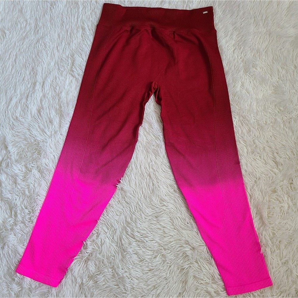 Victoria's Secret PINK Active High Waist Full Length Tight Ombre Pink NWT SZ XL